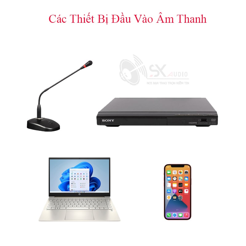 Nguồn tín hiệu âm thanh đầu vào 