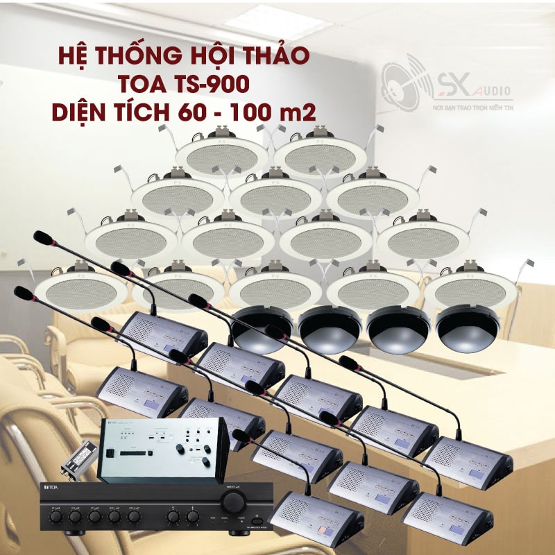 Bộ âm thanh Toa TS-900 cho phòng họp cao cấp