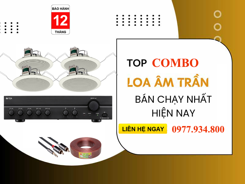 Combo loa âm trần giá 5.200.000vnđ