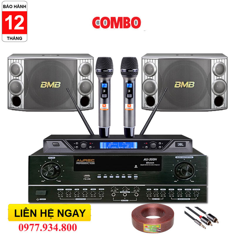 Bộ combo âm thanh chuyên nghiệp cho văn phòng phục vụ hát, nghe nhạc và thông báo